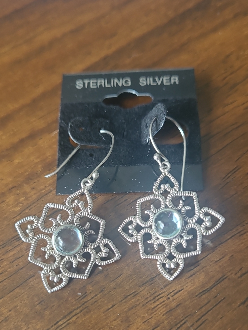 Sterling Blue Topaz Earrings